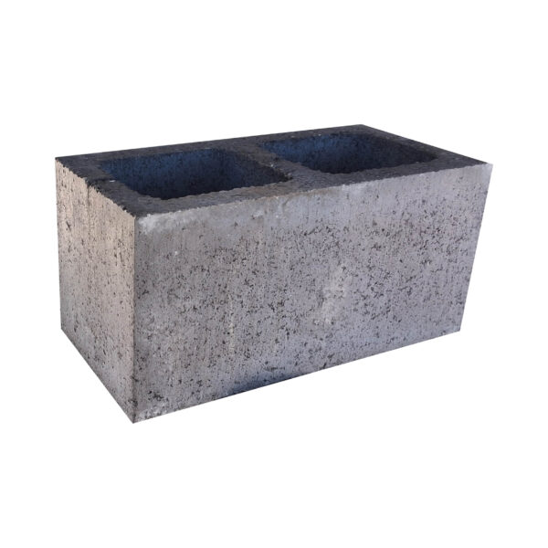 Grey Full Block 390 x 190 x 190mm - Charcoal